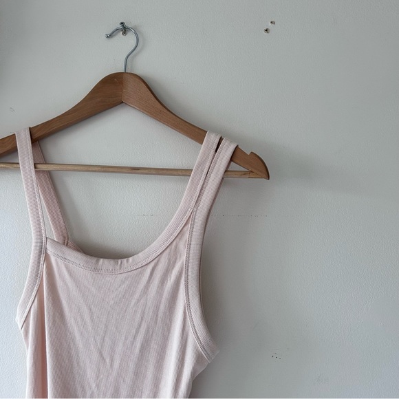 ZARA | Baby Pink Sleeveless Ribbed Bodysuit - Picture 5 of 6